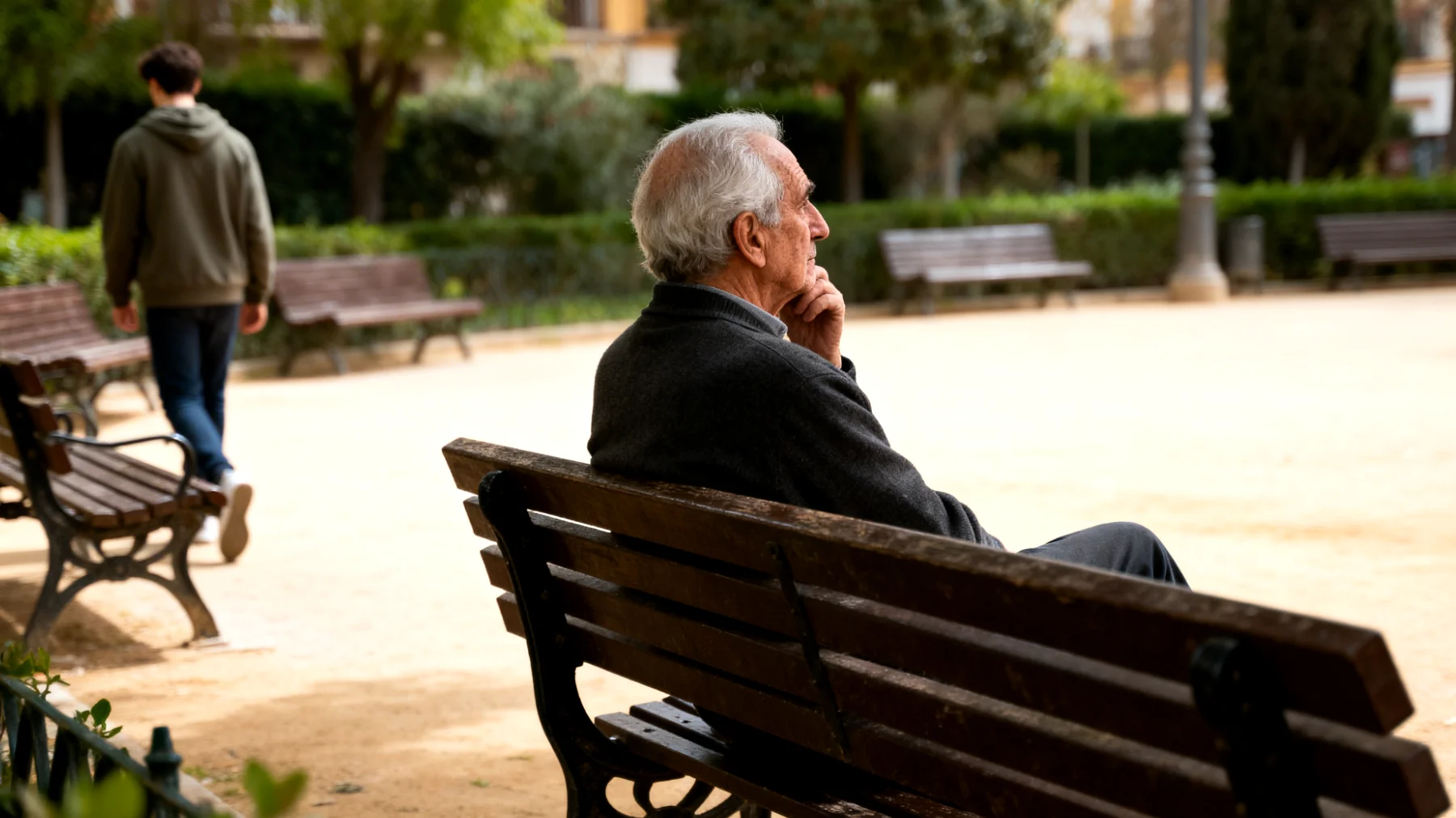 Un abuelo siente que su nieto joven adulto ya no comparte con él sus pensamientos, emociones ni experiencias personales. A pesar de vivir cerca o tener contacto regular, las conversaciones se limitan a temas superficiales o funcionales. El abuelo experimenta una sensación de distancia emocional creciente y no sabe cómo recuperar esa cercanía afectiva que existía cuando el nieto era más pequeño."